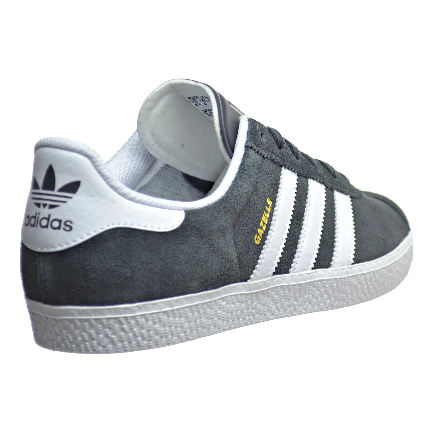 Adidas Gazelle 2 J Big Kid's Shoes Grey/White/White