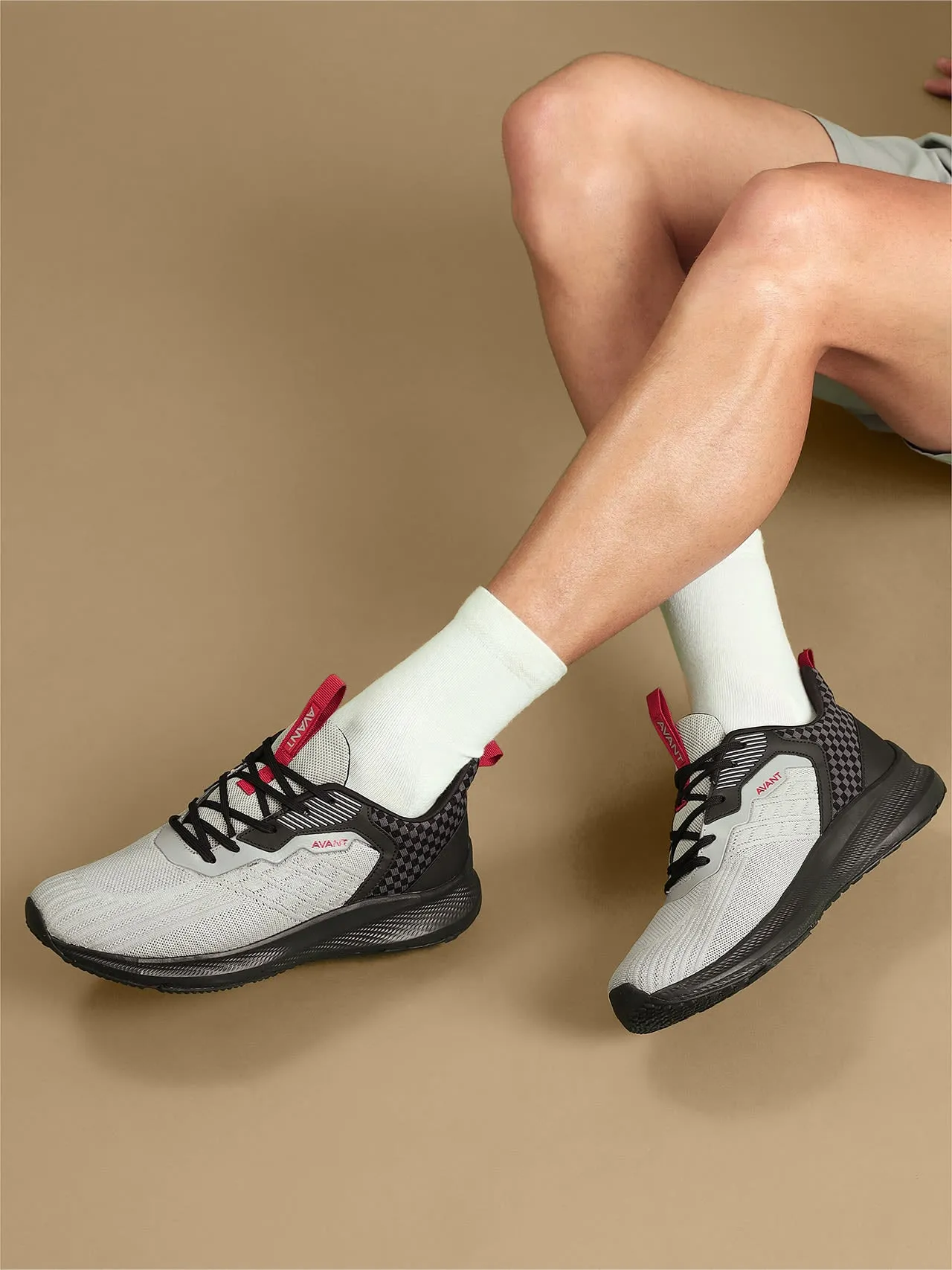 Avant Men's Galaxy Running Shoes-Grey
