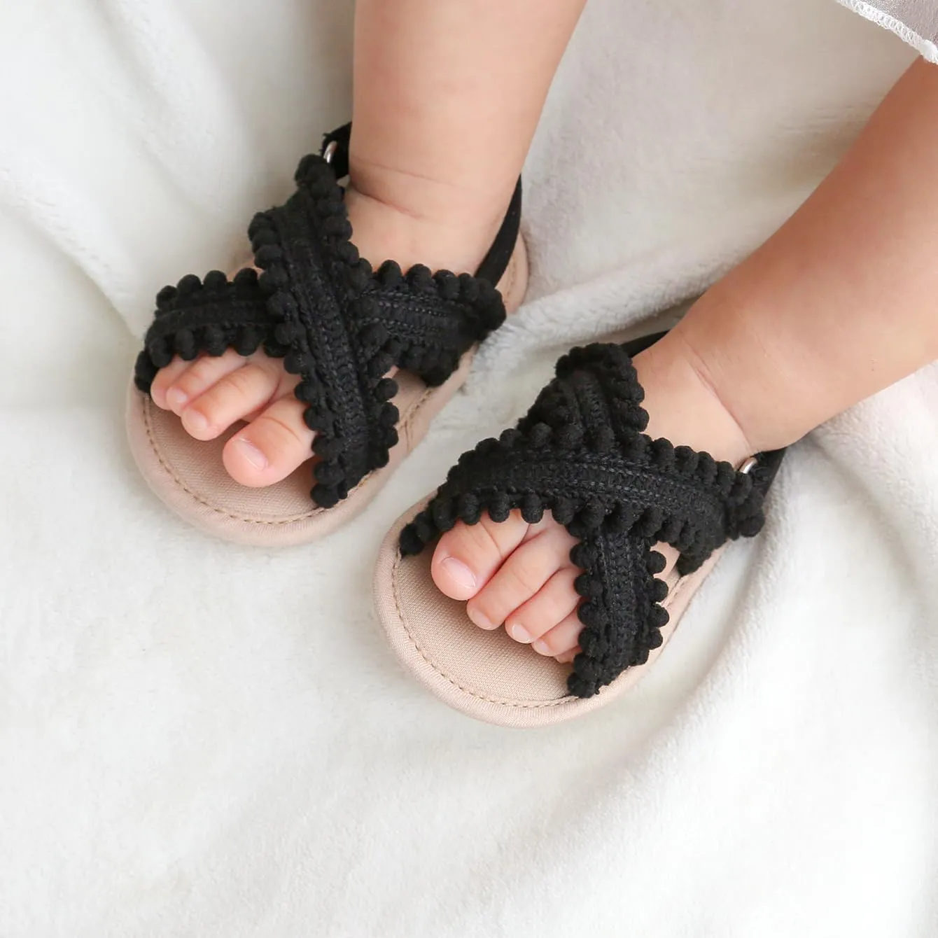 Baby Girls Sandals Summer Shoes Outdoor First Walker Toddler Girls Shoes for Summer
