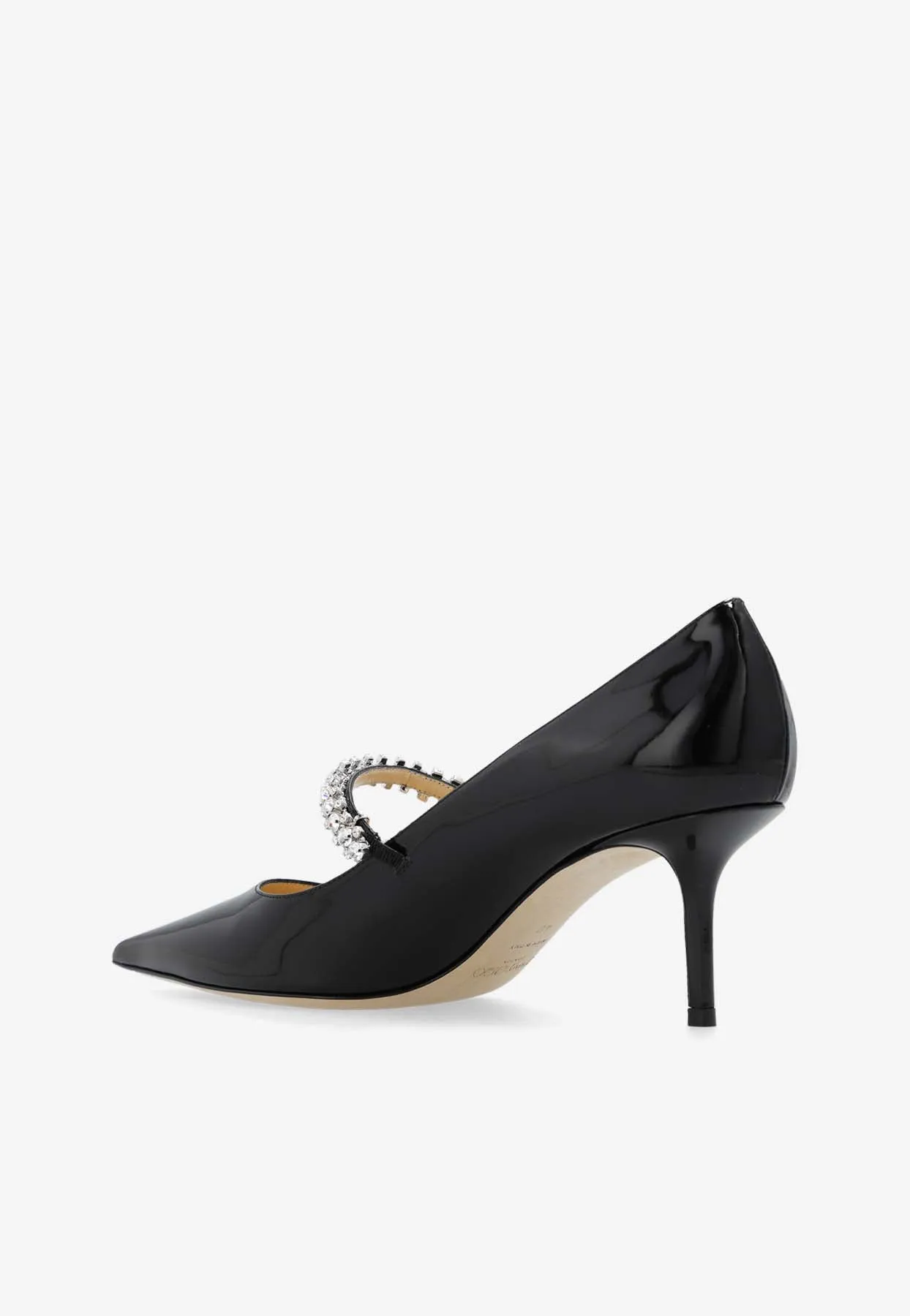 Bing 65 Crystal Embellished Patent Leather Pumps