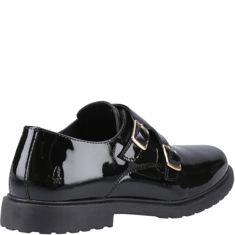 Black Patent Verity Monk Shoes