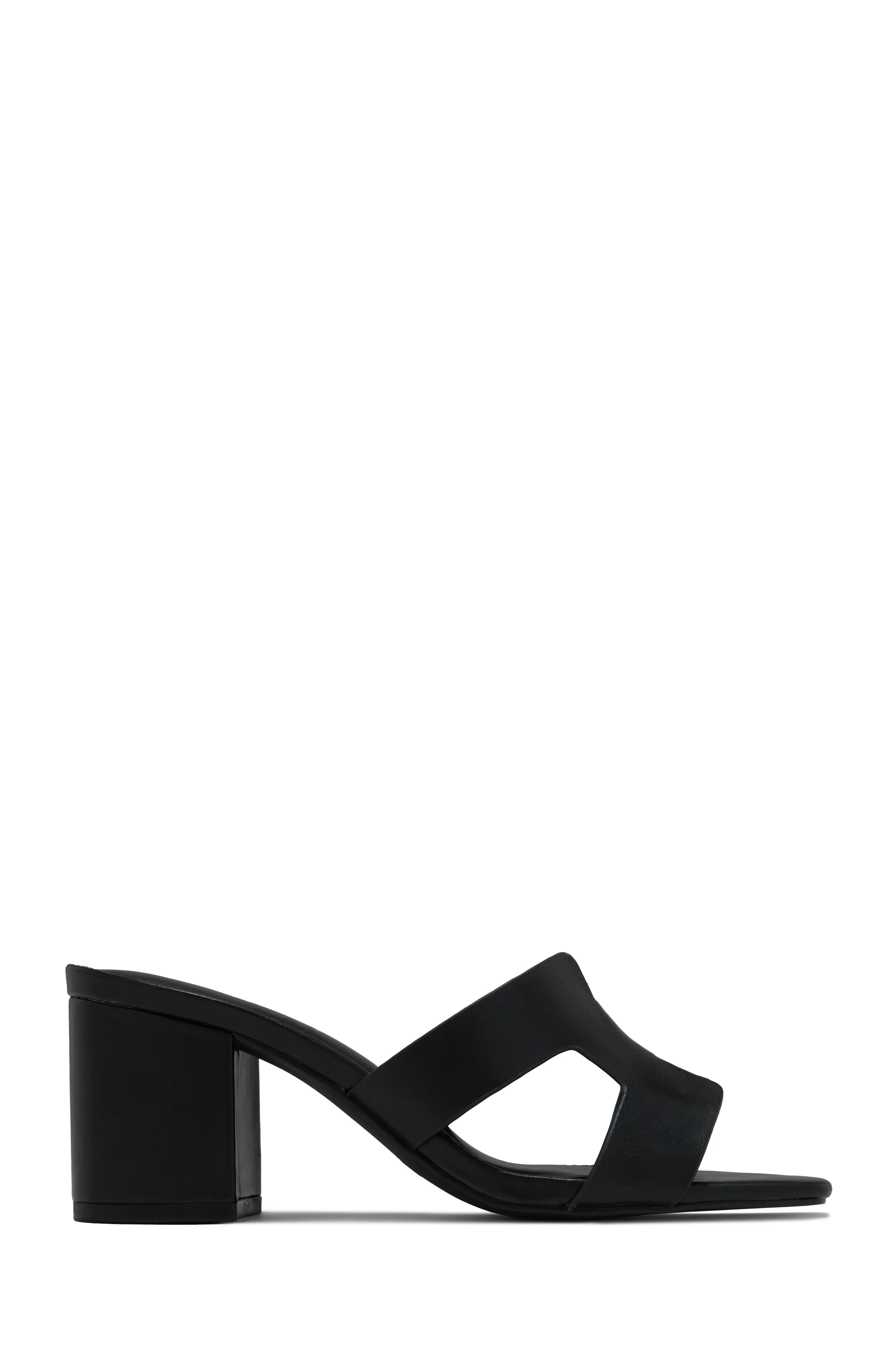 Carina Block Heel Mules - Gold