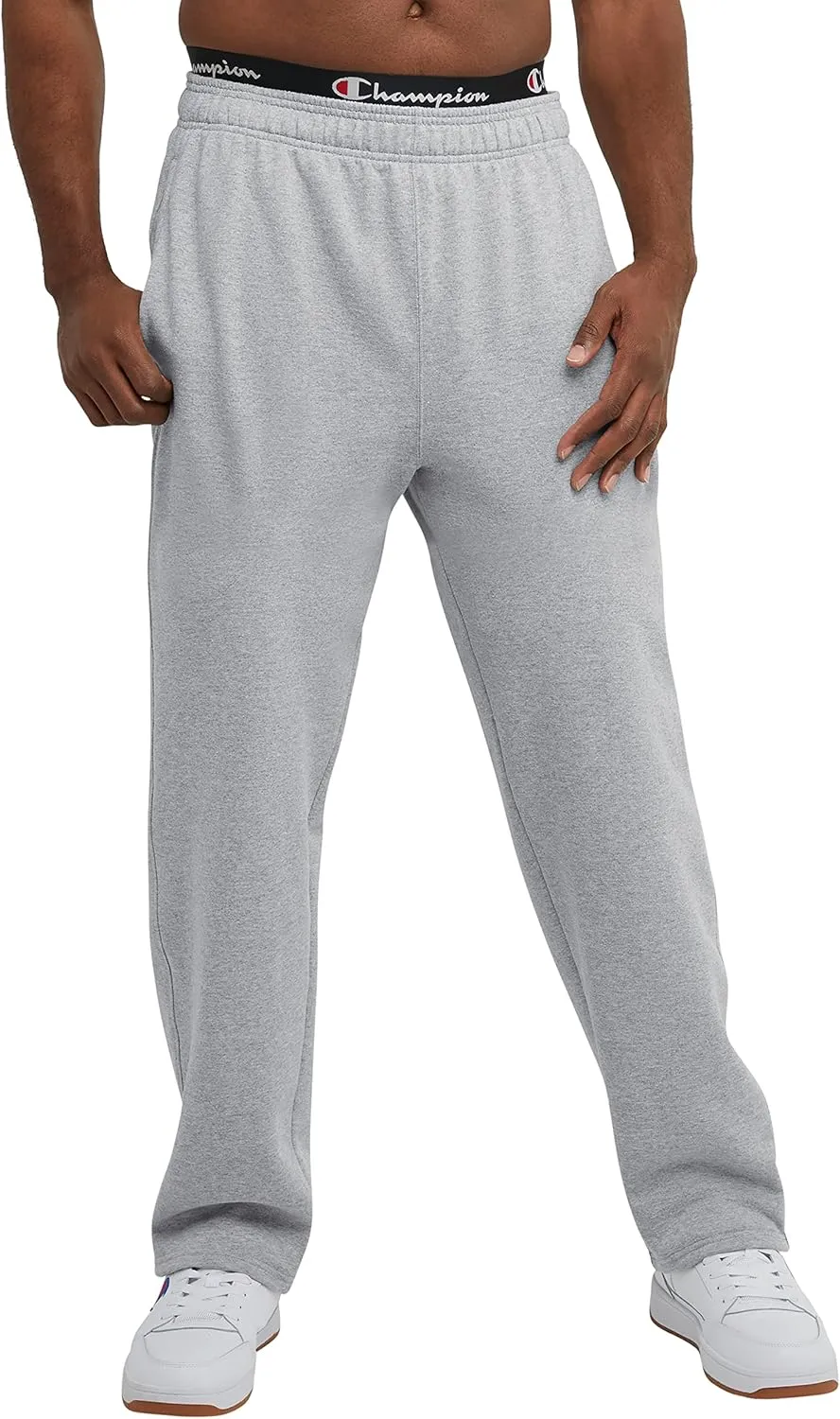 Champion Men??s Sweatpants, Powerblend, Fleece Open-Bottom Sweatpants for Men (Reg. or Big & Tall)
