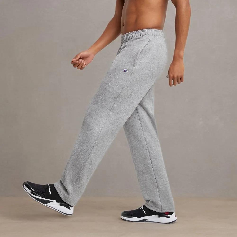 Champion Men??s Sweatpants, Powerblend, Fleece Open-Bottom Sweatpants for Men (Reg. or Big & Tall)