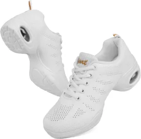 Dance Sneakers for Women with Split Sole and Air Cushion.