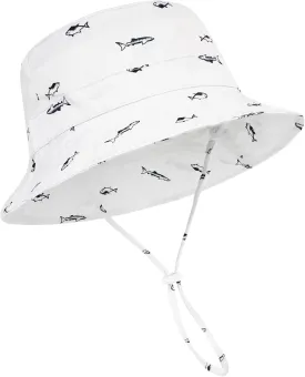 Durio UPF 50  Beach Baby Sun Hat Sun Protection Cute Wide Brim Summer Baby Boy Bucket Hats Toddler Sun Hats for Girl