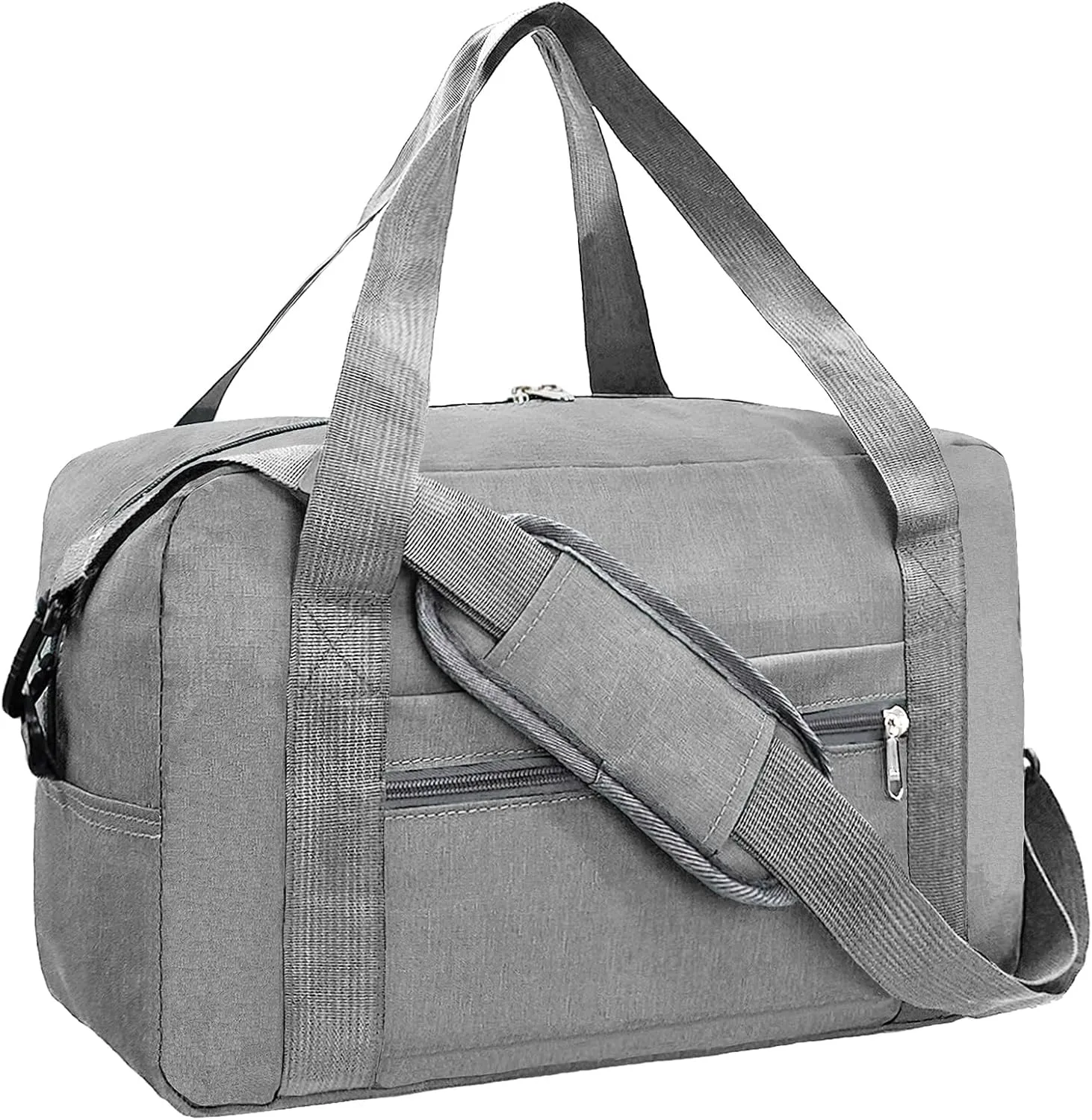 For Spirit Airlines Personal Item Bag 18x14x8 in Underseat Carry-on Luggage foldable Travel Duffle Bag for Airplanes(30L, Dark Grey)