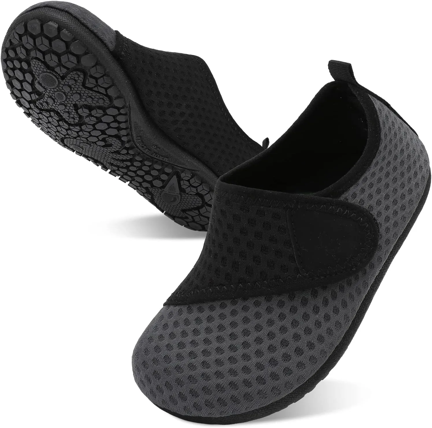 LeIsfIt Toddler Water Shoes Girls Boys Swim Beach Shoes Barefoot Aqua Socks Kids Non-Slip Water Socks