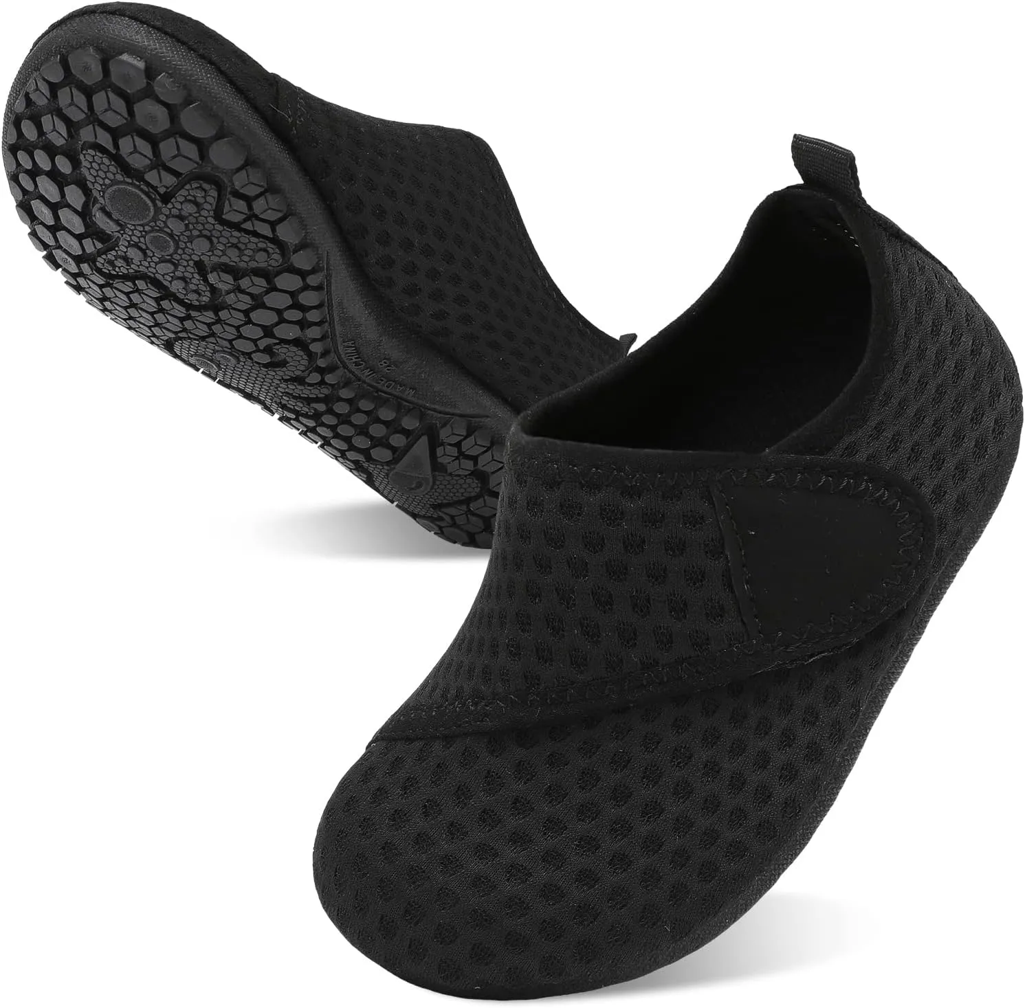 LeIsfIt Toddler Water Shoes Girls Boys Swim Beach Shoes Barefoot Aqua Socks Kids Non-Slip Water Socks