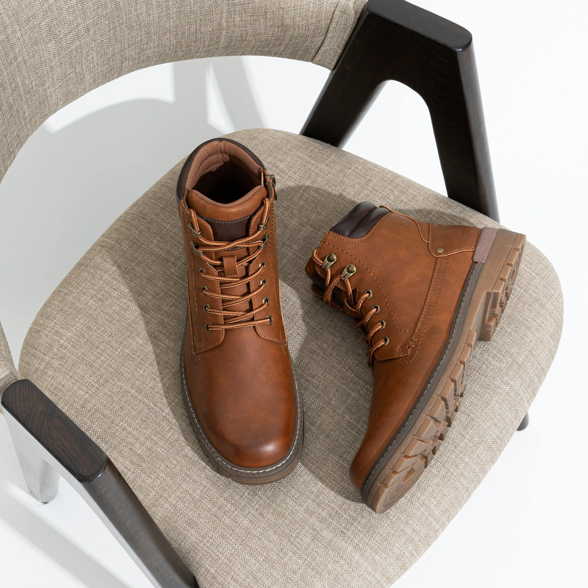 Men‘s Leather Hiking Chukka Boots | JOUSEN