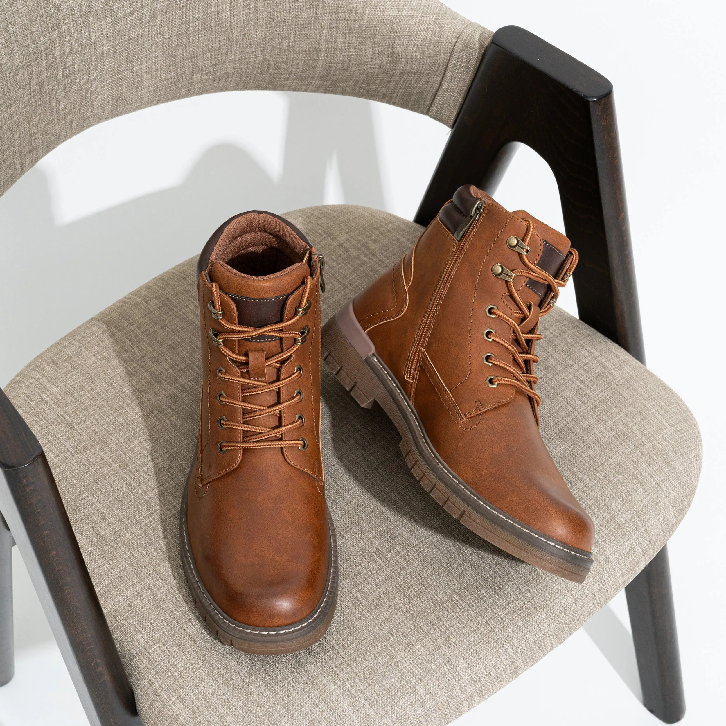 Men‘s Leather Hiking Chukka Boots | JOUSEN