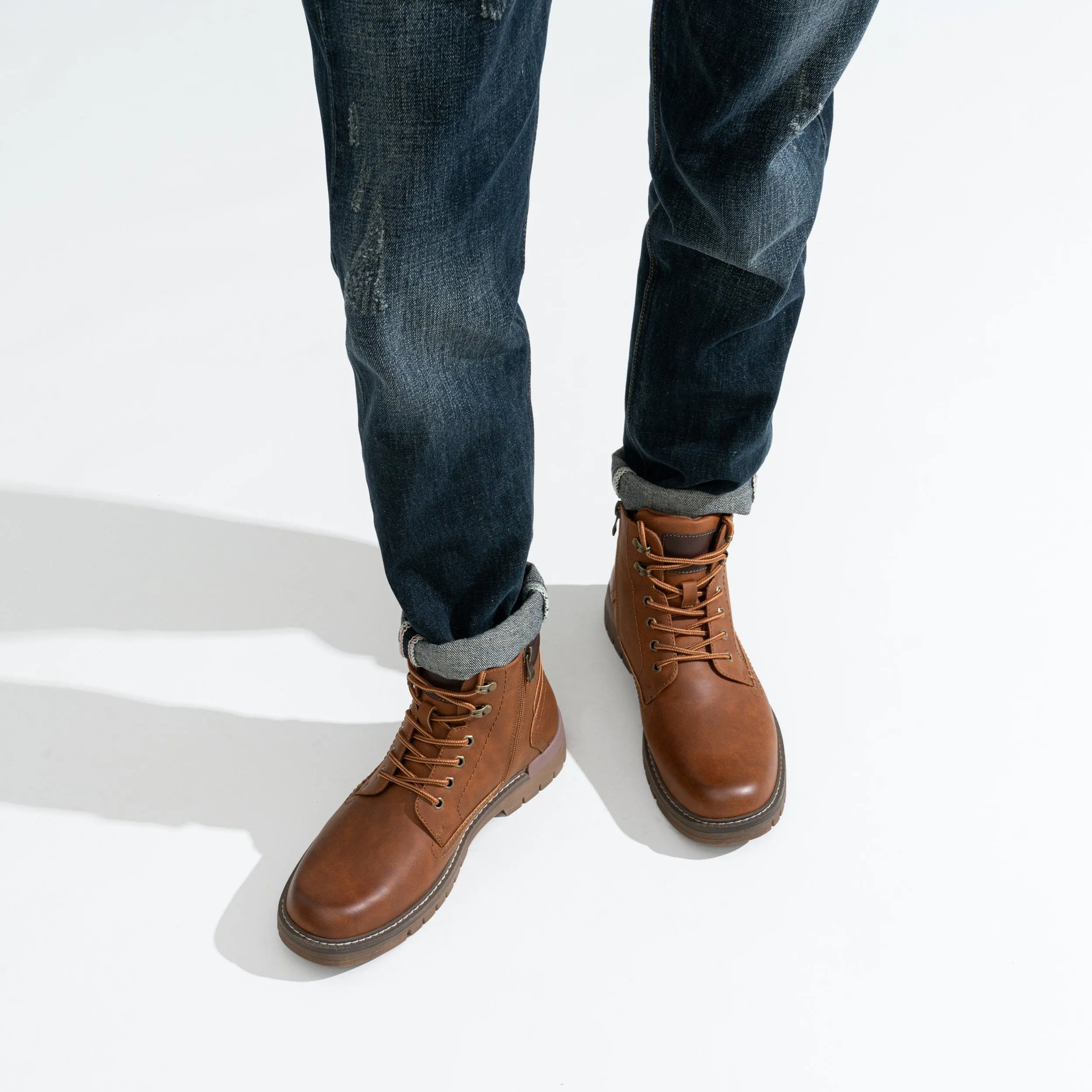 Men‘s Leather Hiking Chukka Boots | JOUSEN