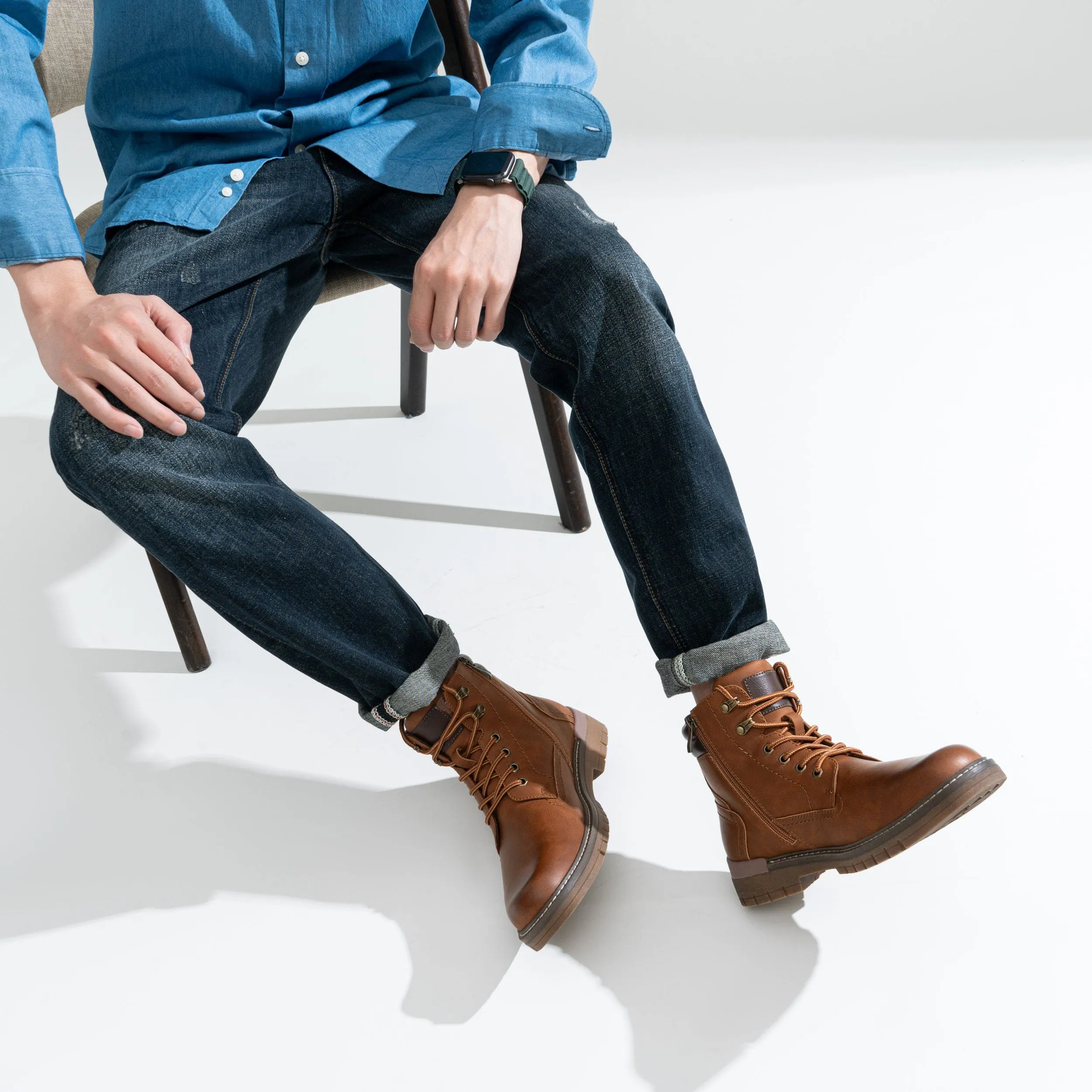 Men‘s Leather Hiking Chukka Boots | JOUSEN