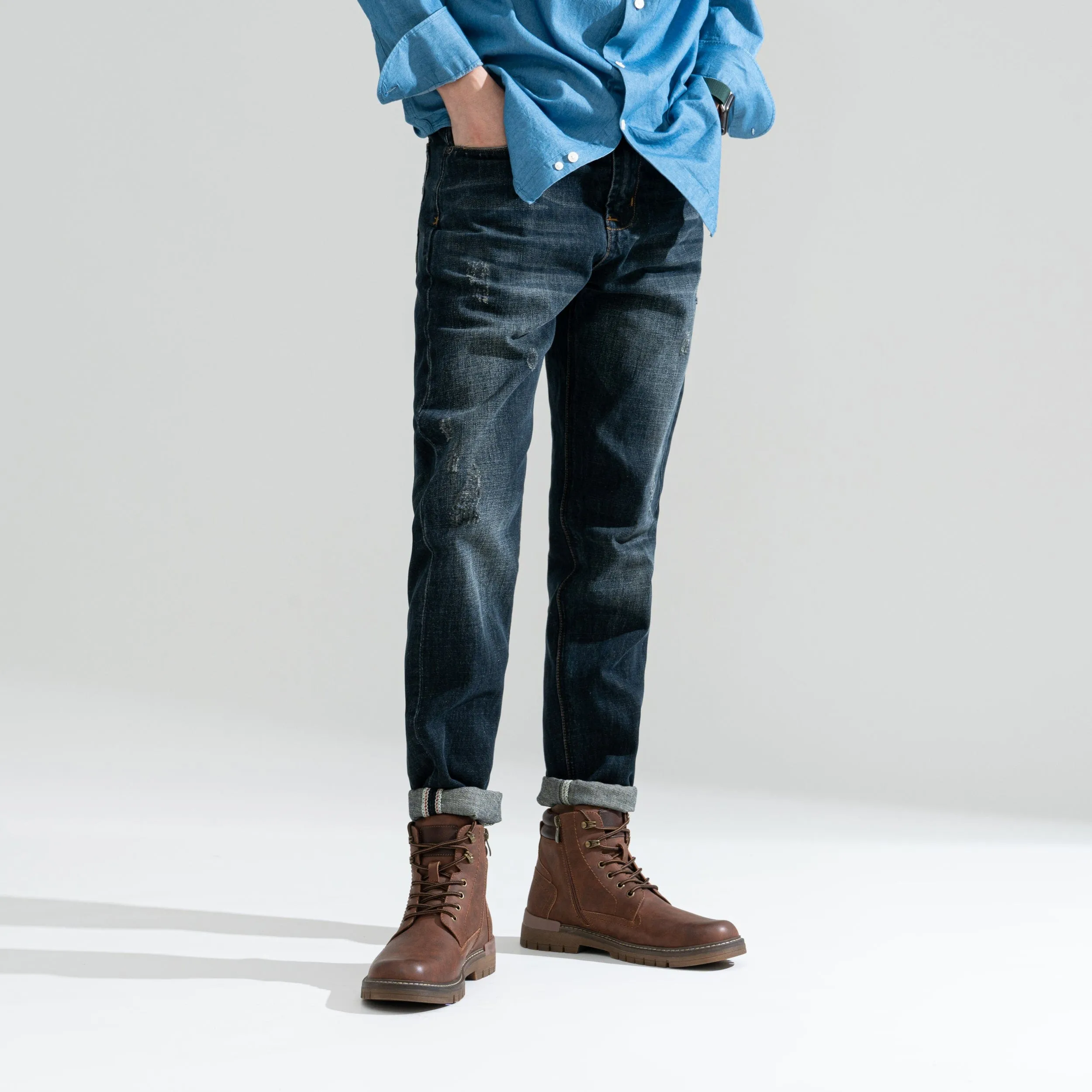 Men‘s Leather Hiking Chukka Boots | JOUSEN