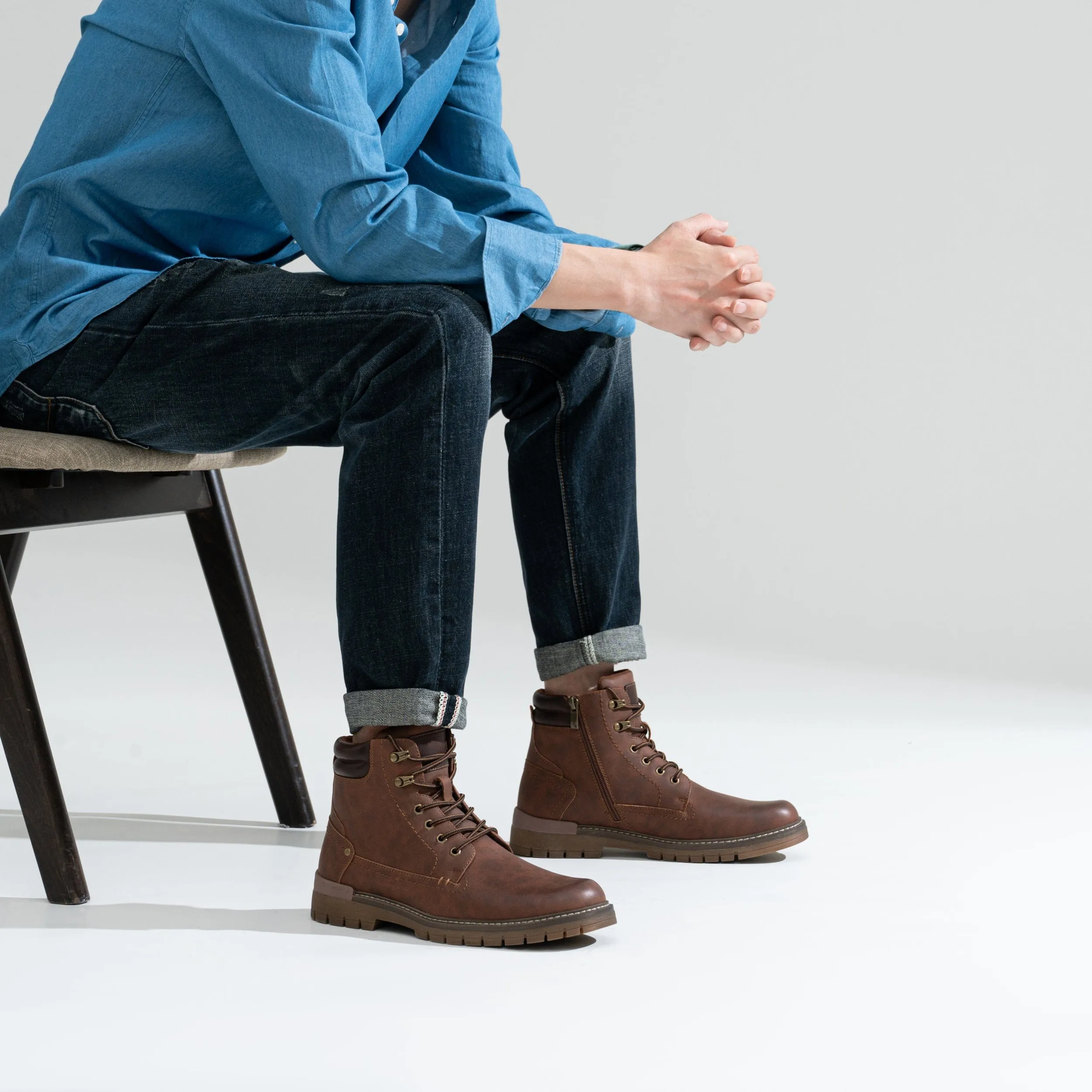 Men‘s Leather Hiking Chukka Boots | JOUSEN