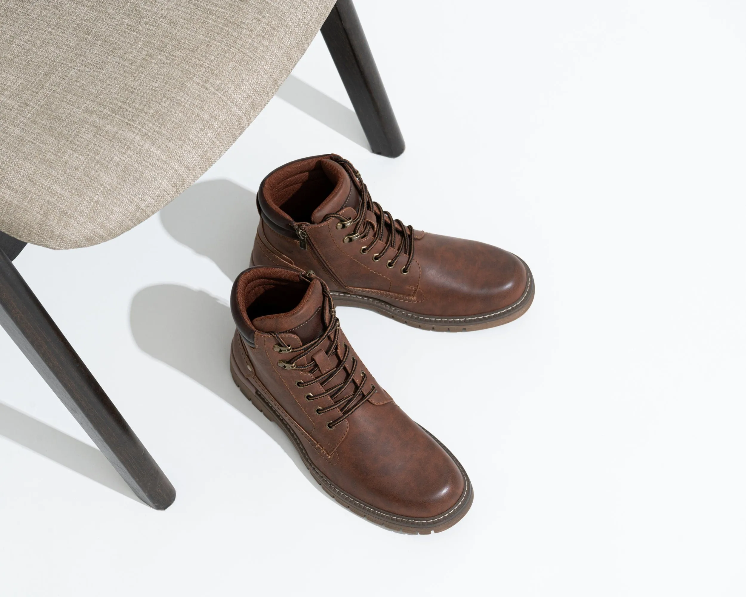 Men‘s Leather Hiking Chukka Boots | JOUSEN