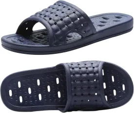 Quick Drying Shower Slippers non-slip Bathroom Slippers Drain Holes Shower Shoes for Women and Men Dorm pool gym
