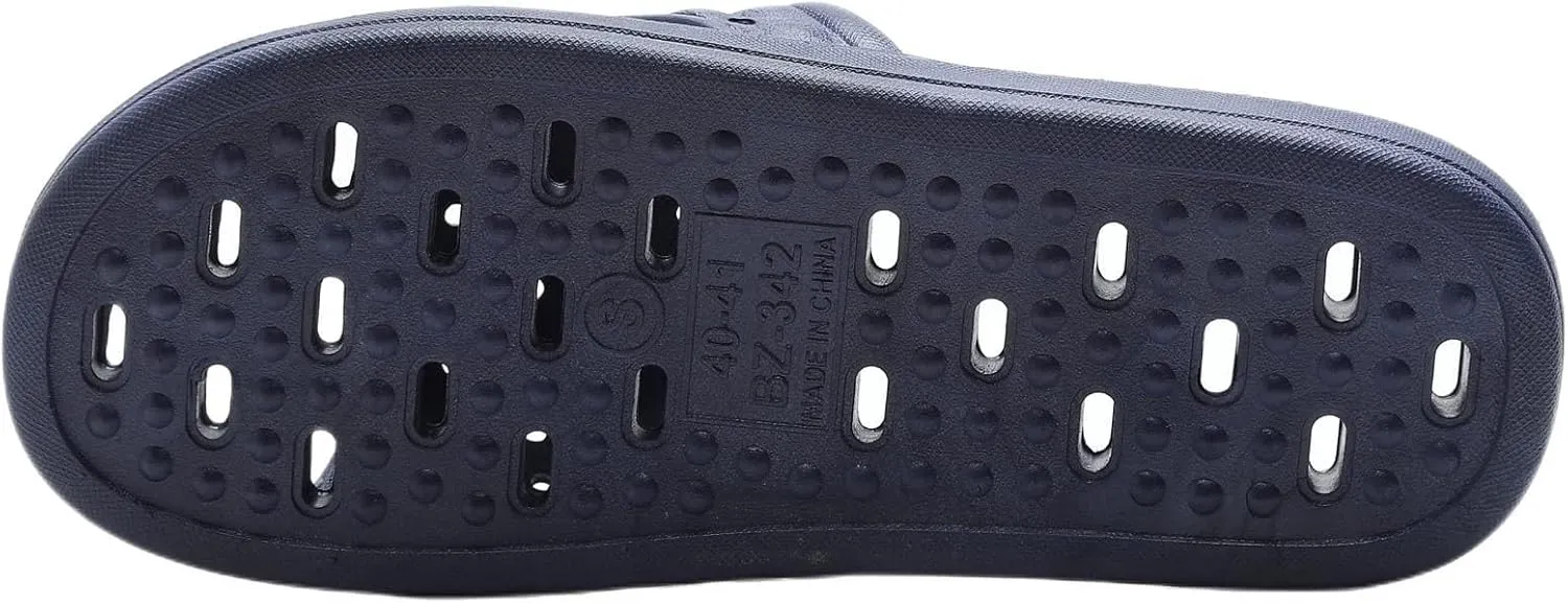 Quick Drying Shower Slippers non-slip Bathroom Slippers Drain Holes Shower Shoes for Women and Men Dorm pool gym