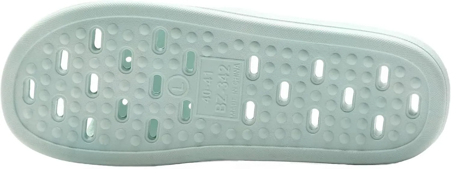 Quick Drying Shower Slippers non-slip Bathroom Slippers Drain Holes Shower Shoes for Women and Men Dorm pool gym
