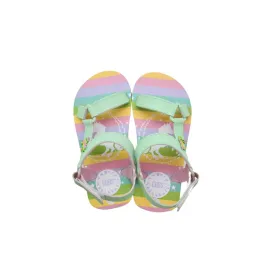 Raibow Unicorn Mint Sling Sandals