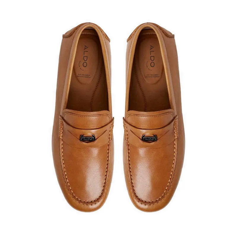 Squire Men Slip On Driving Shoe - Cognac