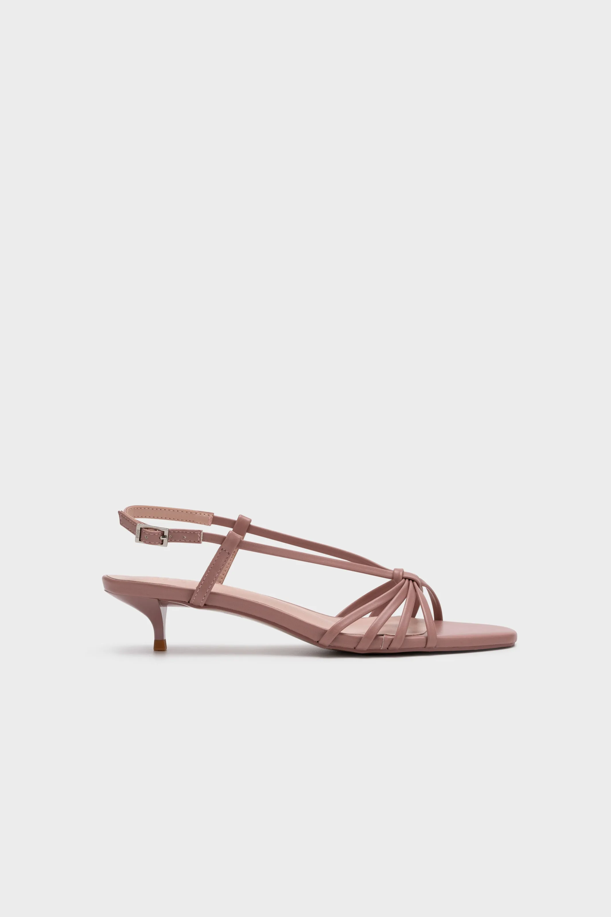 STRAPPY KITTEN HEEL SANDAL