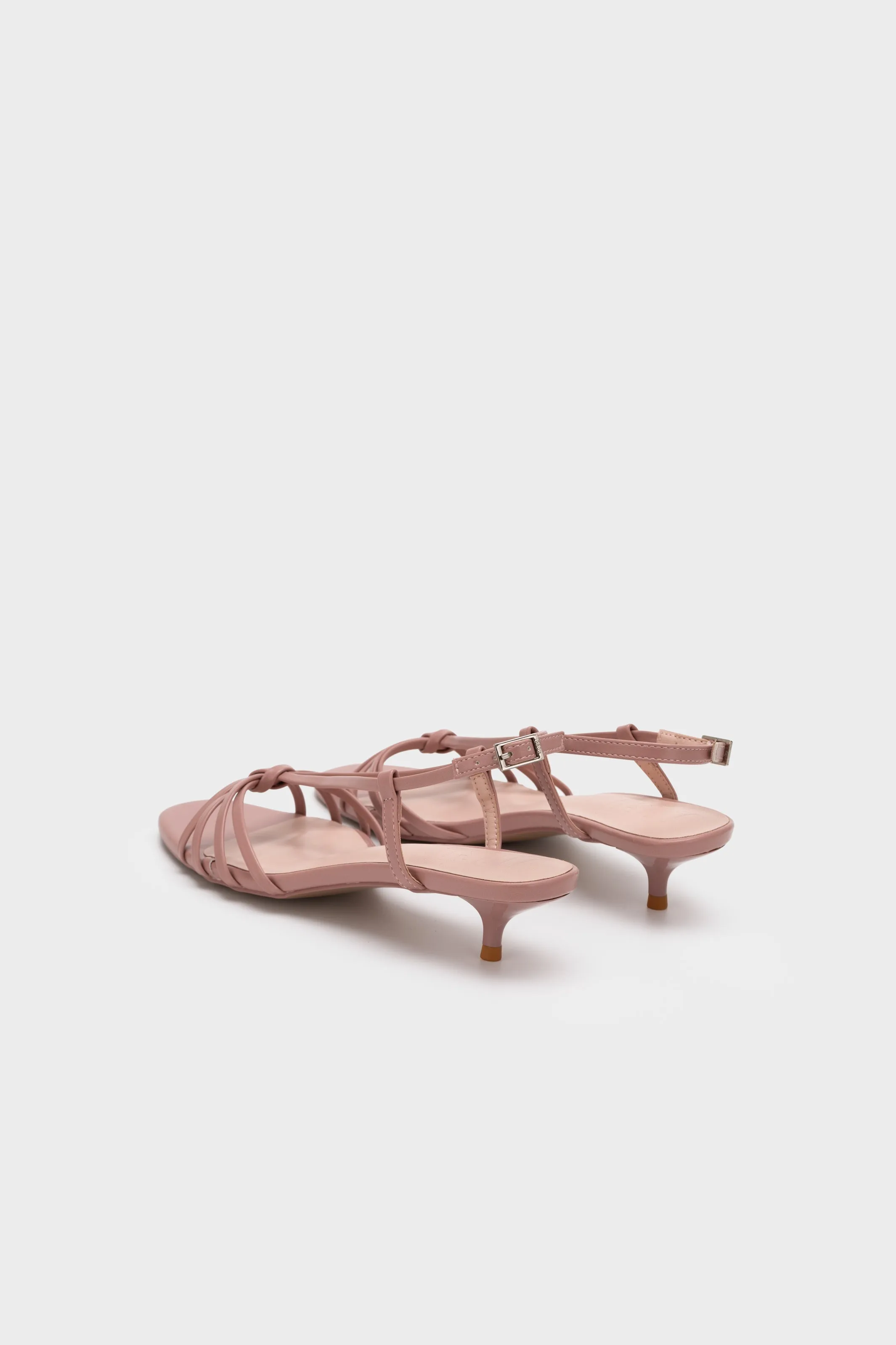 STRAPPY KITTEN HEEL SANDAL