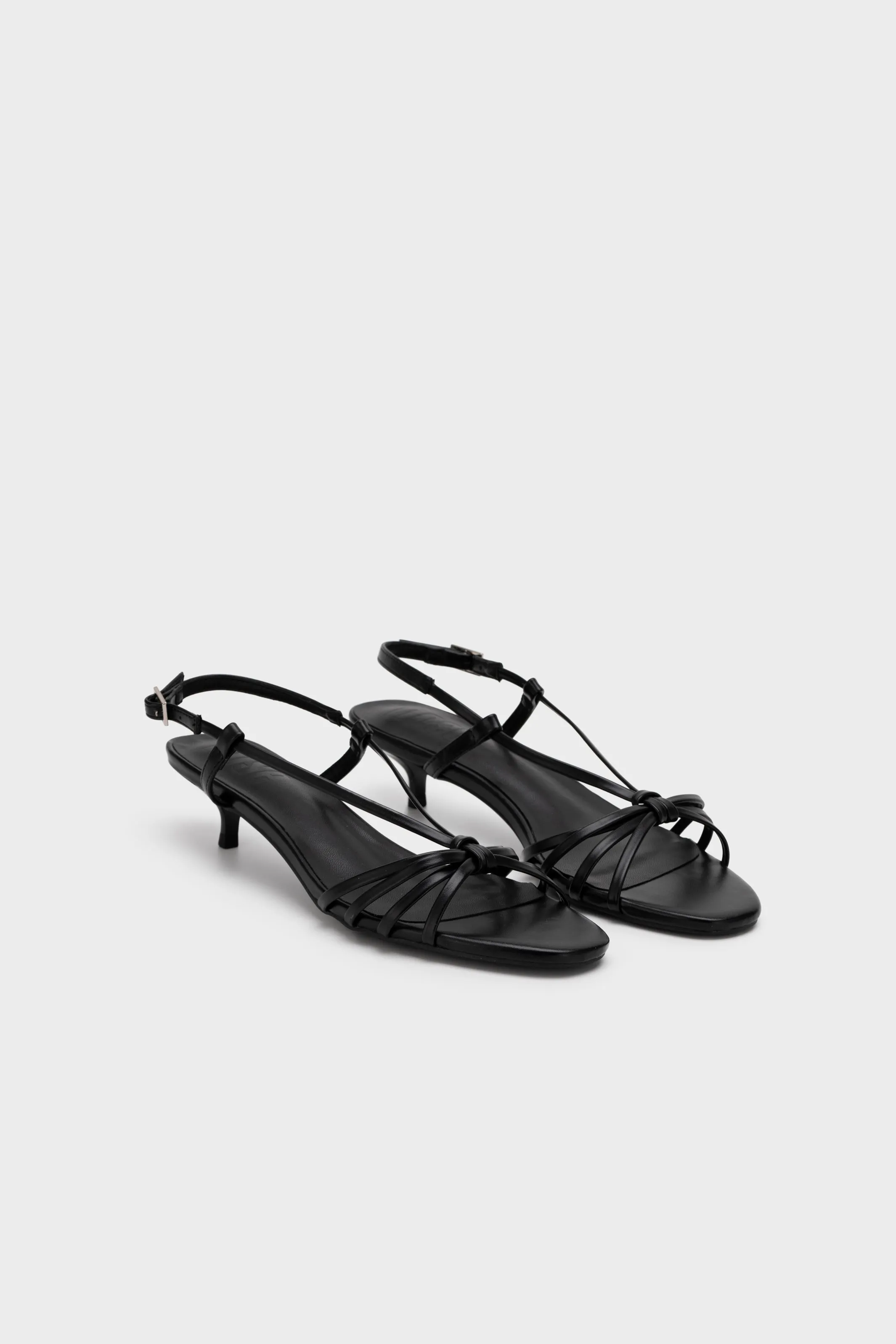 STRAPPY KITTEN HEEL SANDAL