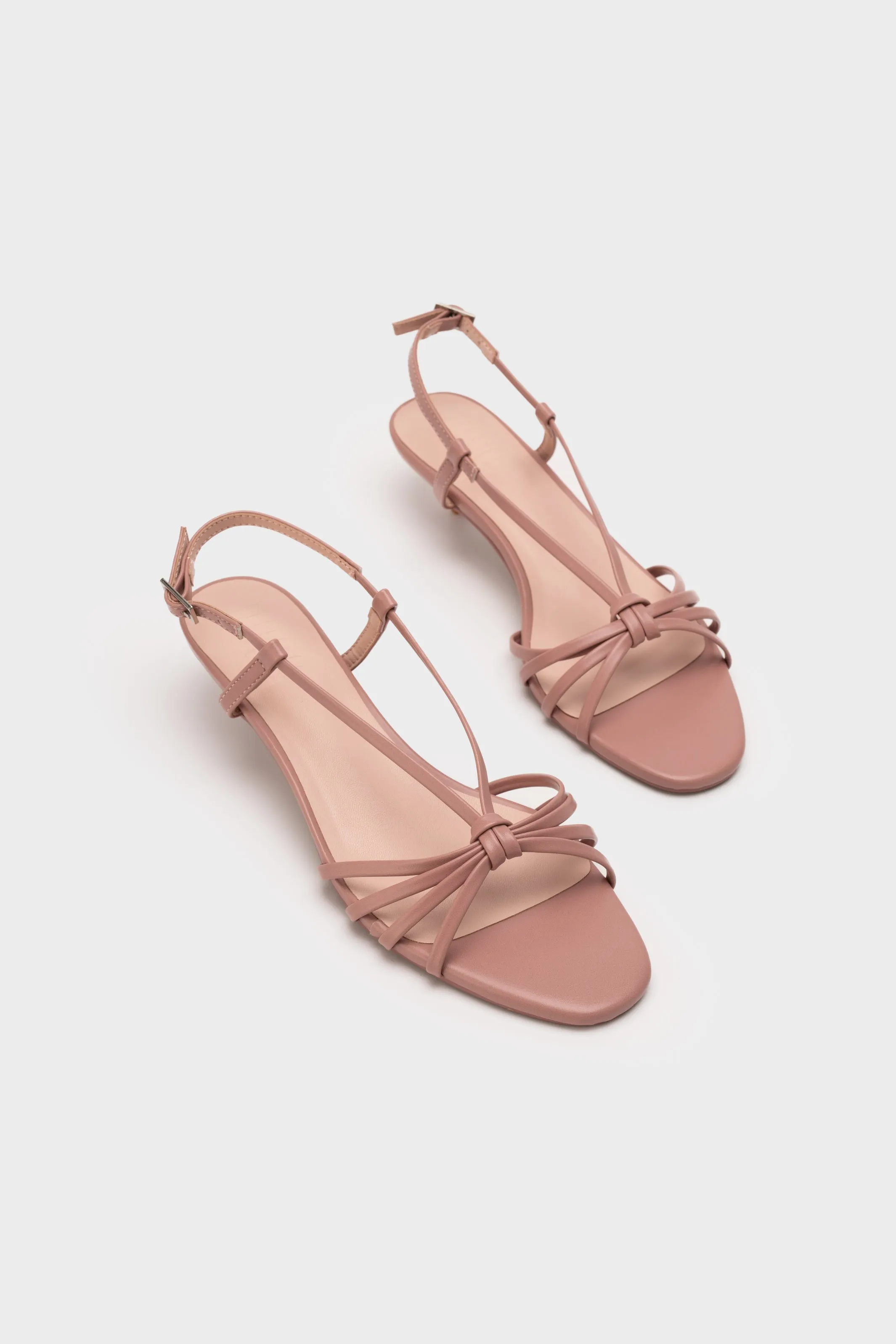 STRAPPY KITTEN HEEL SANDAL