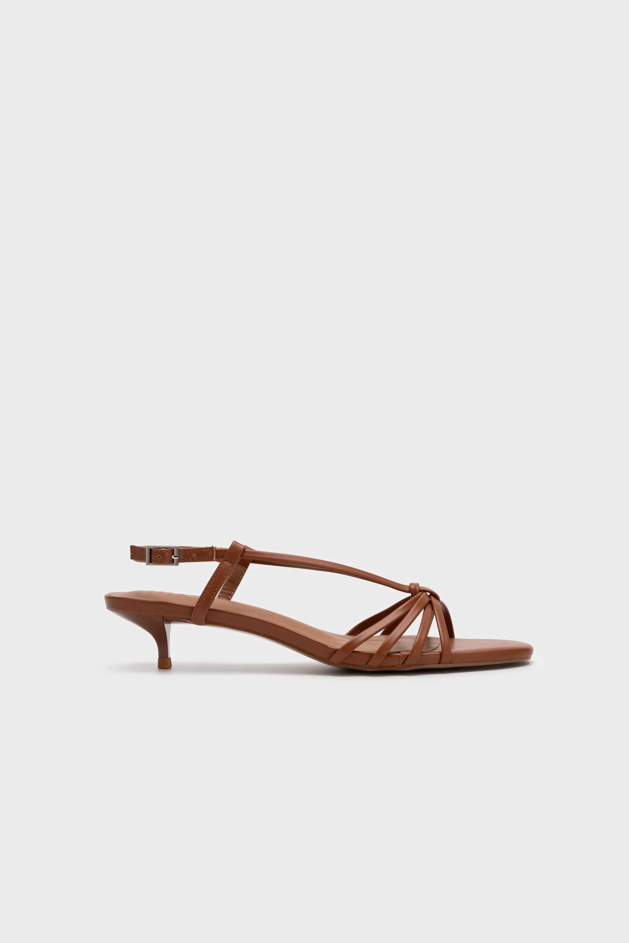 STRAPPY KITTEN HEEL SANDAL