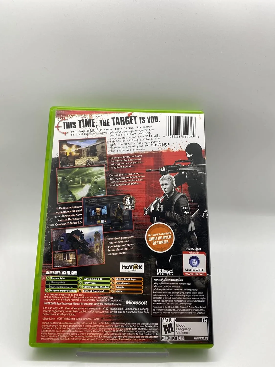 Tom Clancy's Rainbow Six Lockdown - Xbox