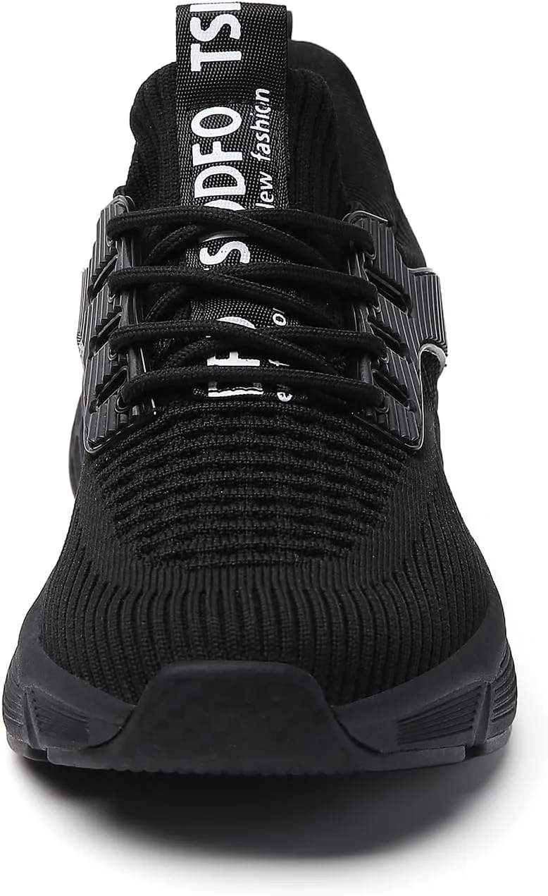 TSIODFO Womens Slip On Running Shoes Wide Lightweight Gym Workout Walking Shoes