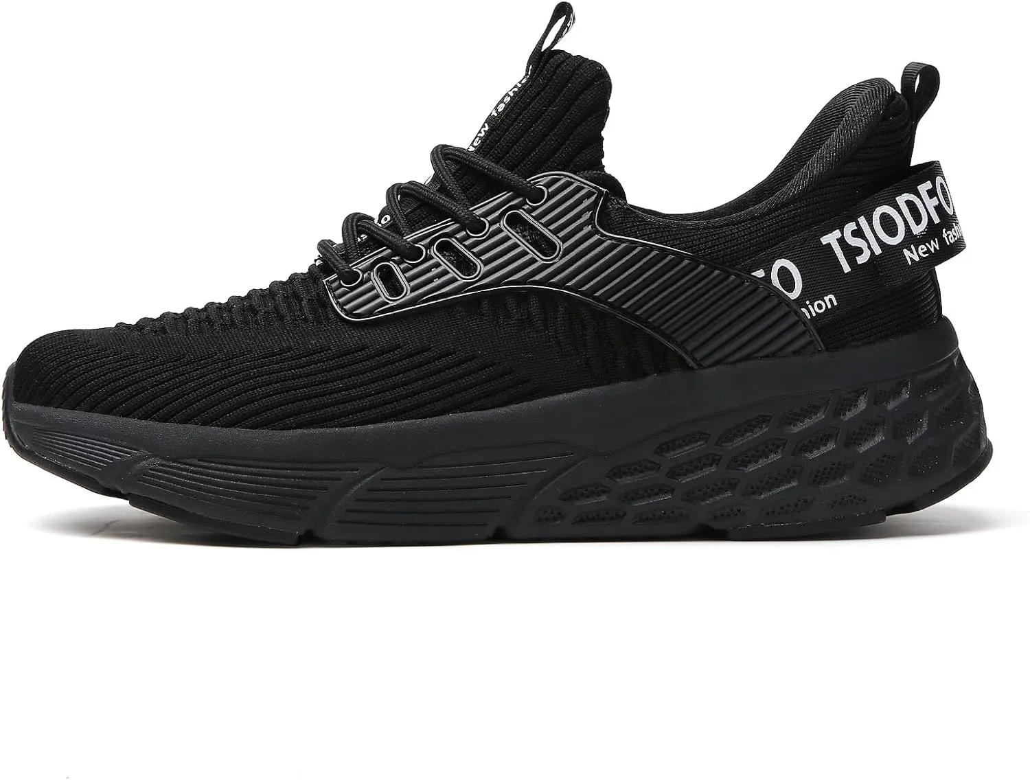 TSIODFO Womens Slip On Running Shoes Wide Lightweight Gym Workout Walking Shoes