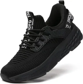 TSIODFO Womens Slip On Running Shoes Wide Lightweight Gym Workout Walking Shoes