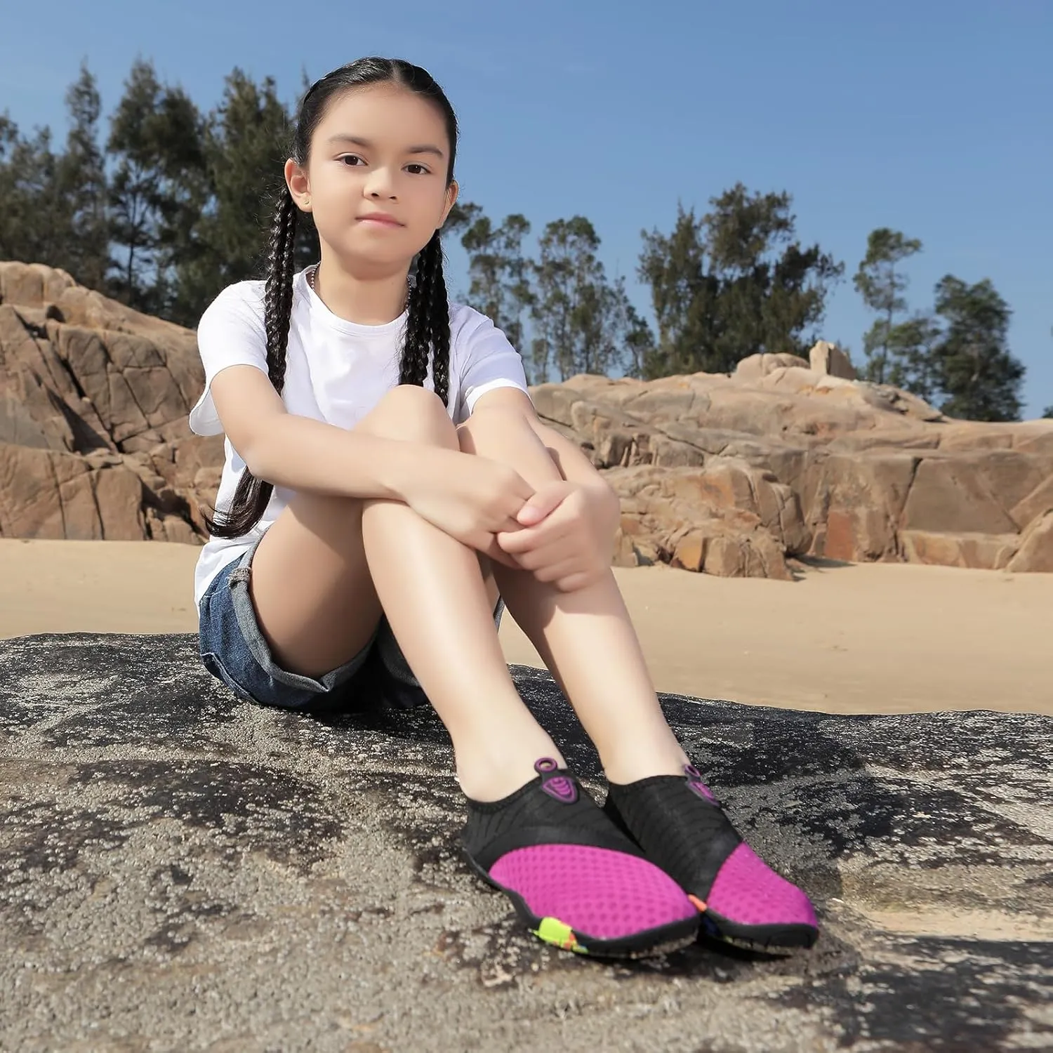 Water Shoes for Toddler Kids Boys Girls Barefoot Aqua Socks Quick-Dry Beach Swim Outdoor Sports Shoes