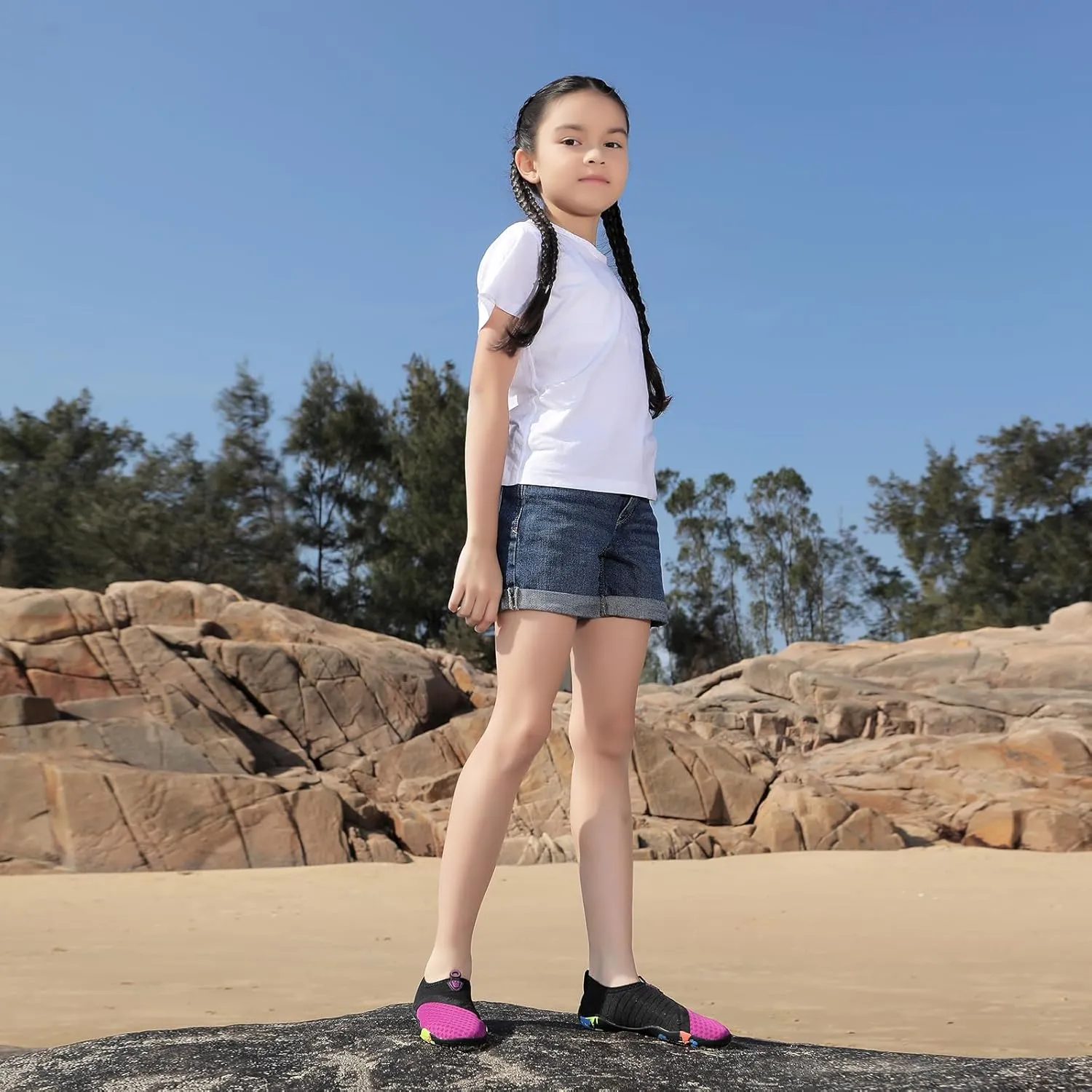 Water Shoes for Toddler Kids Boys Girls Barefoot Aqua Socks Quick-Dry Beach Swim Outdoor Sports Shoes