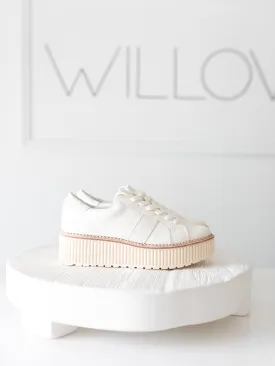 White Platform Sneaker