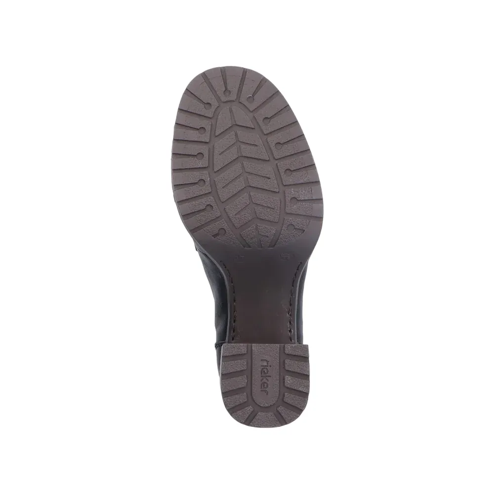 Y4150-00 Slip On Heel Black