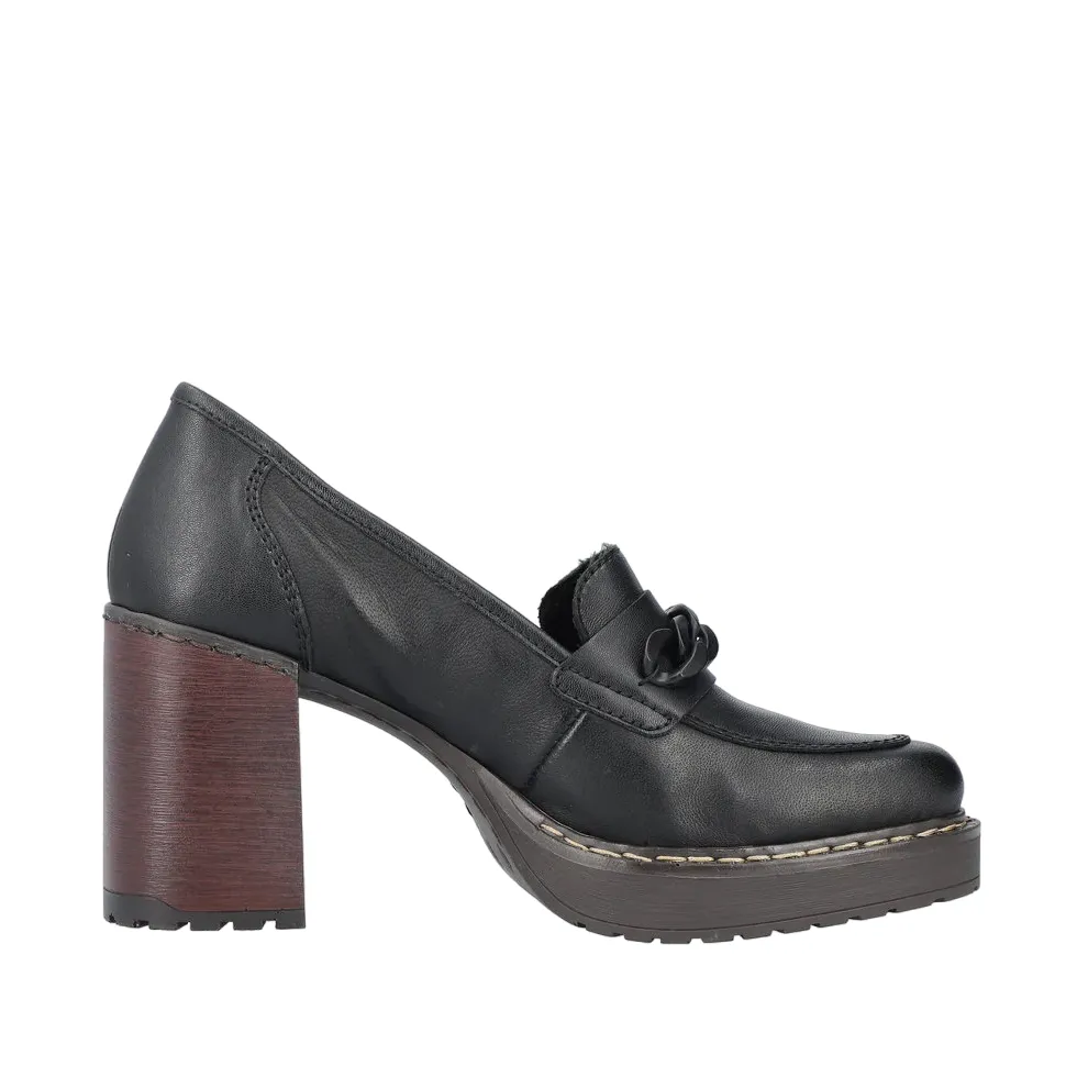 Y4150-00 Slip On Heel Black